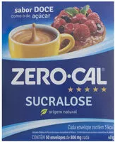 Mängden socker i Adoçante Em Pó Sucralose Zero Cal Caixa 30g 50 Unidades