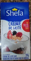 Mängden socker i Creme De Leite Uht Homogeneizado Shefa Caixa 200g