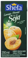 Mängden socker i Bebida à Base De Soja Laranja E Pêssego Shefa Caixa 200ml