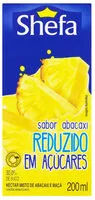 Mängden socker i Néctar Abacaxi Shefa Caixa 200ml