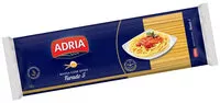 Mängden socker i Macarrão De Sêmola Com Ovos Furado 5 Adria Pacote 500g
