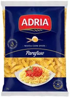 Mängden socker i Macarrão De Sêmola Com Ovos Parafuso Adria Pacote 500g
