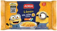 Mängden socker i Macarrão Instantâneo Lámen Galinha Suave Minions Adria Pacote 74,3g