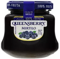 Mängden socker i Geleia Mirtilo Queensberry 100 Fruta Vidro 170g