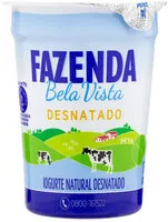 Mängden socker i Iogurte Desnatado Natural Fazenda Bela Vista Copo 170g