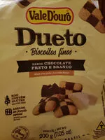 Mängden socker i Dueto biscoitos finos sabor chocolate preto e branco