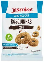Mängden socker i Biscoito Rosquinha Vegano Integral Coco Zero Açúcar Jasmine Pacote 120g
