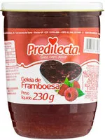 Mängden socker i Geleia Framboesa Predilecta Vidro 230g
