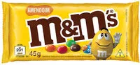 Mängden socker i Confeito De Chocolate Ao Leite Com Amendoim M Ms Pacote 49g