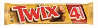 Mängden socker i Bombom Twix Pacote 80g 4 Unidades