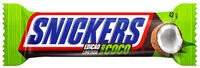 Mängden socker i Chocolate Coco Snickers Pacote 42g