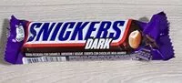 Mängden socker i Chocolate Dark Snickers Pacote 42g