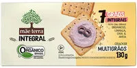 Mängden socker i Biscoito Cracker Integral Orgânico Multigrãos Mãe Terra Pacote 130g