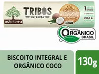 Mängden socker i Biscoito Vegano Integral Orgânico Coco Mãe Terra Tribos Pacote 130g