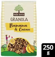 Mängden socker i Granola Banana E Cacau Mãe Terra Pacote 250g