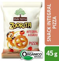 Mängden socker i Salgadinho De Milho E Arroz Integral Orgânico Pizza Mãe Terra Zooreta Pacote 45g