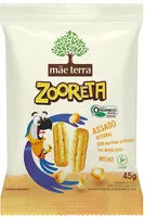 Mängden socker i Salgadinho De Milho E Arroz Integral Orgânico Milho Mãe Terra Zooreta Pacote 45g