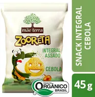 Mängden socker i Salgadinho De Milho E Arroz Integral Orgânico Cebola Mãe Terra Zooreta Pacote 45g
