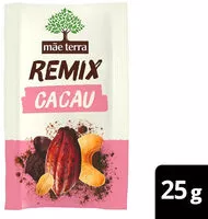 Mängden socker i Mix De Frutas E Sementes Cacau Mãe Terra Remix Pacote 25g