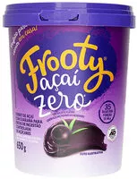 Mängden socker i Sorbet Açaí Frooty Zero Pote 650g