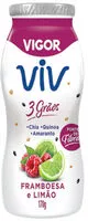 Mängden socker i Iogurte Parcialmente Desnatado Framboesa E Limão Vigor Viv 3 Grãos Frasco 170g