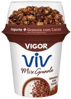 Mängden socker i Iogurte Integral Com Granola E Cacau Vigor Viv Mix Copo 140g