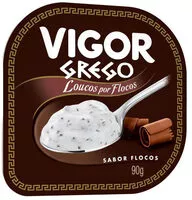 Mängden socker i Iogurte Grego Flocos Vigor Loucos Por Flocos Pote 90g