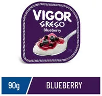 Mängden socker i Iogurte Grego Calda Blueberry Vigor Pote 90g