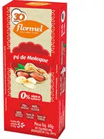 Mängden socker i Pack Pé De Moleque Flormel Caixa 60g 3 Unidades