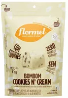 Mängden socker i Bombom Cookies N Cream Flormel Pouch 75g 5 Unidades