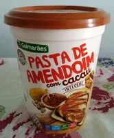 Mängden socker i Pasta de amendoim integral com cacau