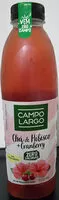 Mängden socker i Chá Hibisco E Cranberry Campo Largo Garrafa 900ml