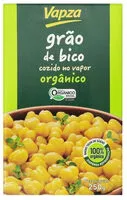 Mängden socker i Grão De Bico Cozido No Vapor Orgânico Vapza Caixa 250g