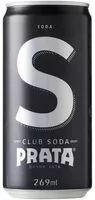 Mängden socker i Refrigerante Soda Prata Club Soda Lata 269ml