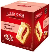 Mängden socker i Panettone Recheio Romeu E Julieta Casa Suíça Caixa 500g