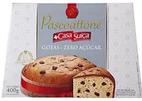 Mängden socker i Bolo De Páscoa Com Gotas De Chocolate Casa Suíça Pascoattone Zero Caixa 400g