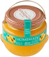 Mängden socker i Geleia Homemade Zero 250gr Damasco