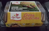 Mängden socker i Ovos Caipiras Vermelho Grande Categoria A