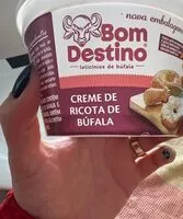 Mängden socker i Creme de Ricota de Búfala Bom Destino