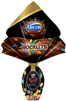 Mängden socker i Ovo De Páscoa Ao Leite Rocklets Arcor 205g