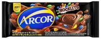 Mängden socker i Chocolate Ao Leite Rocklets Arcor Pacote 80g