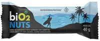 Mängden socker i Barra De Nuts Castanhas E Coco Queimado Cobertura Chocolate Meio Amargo Bio2 Outdoor Nutrition Pacote 40g