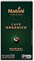 Mängden socker i Café Torrado E Moído Orgânico Native Caixa 250g