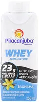 Mängden socker i Bebida Láctea Uht Baunilha Zero Lactose Piracanjuba Whey Caixa 250ml