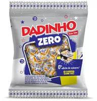 Mängden socker i Bala Dadinho Zero Acucar 180g