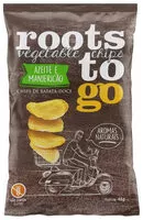 Mängden socker i Chips De Batata Doce Azeite E Manjericão Roots To Go Pacote 45g
