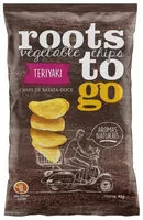 Mängden socker i Chips De Batata Doce Teriyaki Roots To Go Pacote 45g