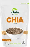 Mängden socker i Farinha De Chia Integral Vitalin Pouch 150g