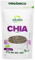 Mängden socker i Chia Em Grãos Orgânica Vitalin Pouch 120g