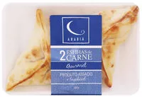 Mängden socker i Esfirra Congelada Fechada Assada Carne Arabia Gourmet Bandeja 180g 2 Unidades